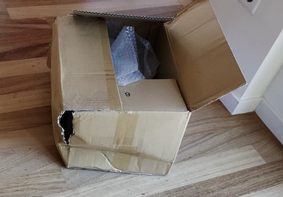 Damaged package